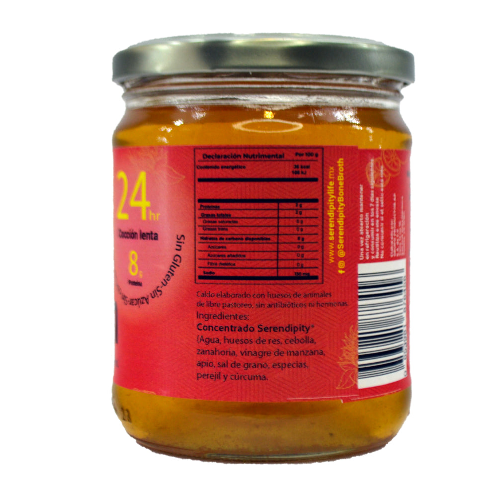 Bone Broth Res. Paquete de 6 y 12 frascos de 400 ml cada uno.