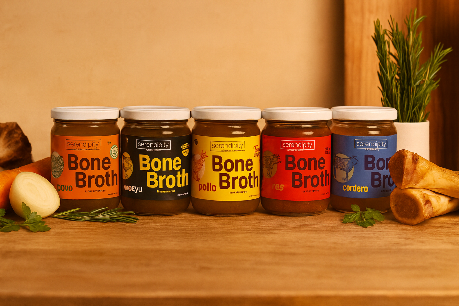 Caldo de Huesos Orgánico | Serendipity Bone Broth – Salud y Sabor Real