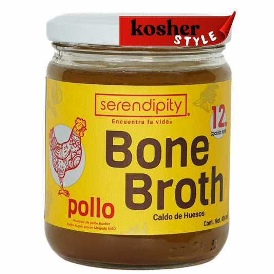 Paquete de Caldo de Huesos de Pollo Kosher Style - 3, 6 o 12 unidades