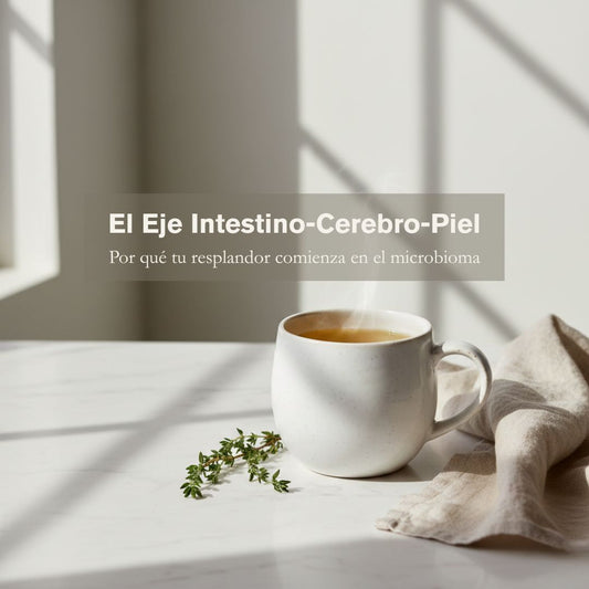 El Eje Intestino-Cerebro-Piel: Por qué tu resplandor comienza en el microbioma