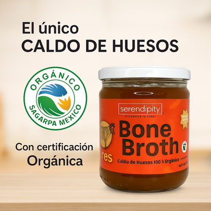 Paquete de Caldo de Huesos de Res Orgánico - 3, 6 o 12 unidades